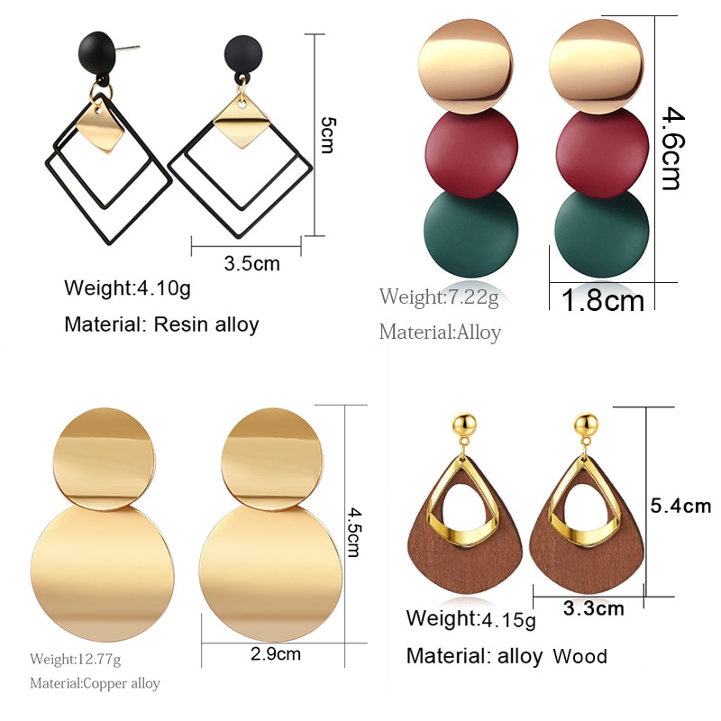 Korean Statement Earrings