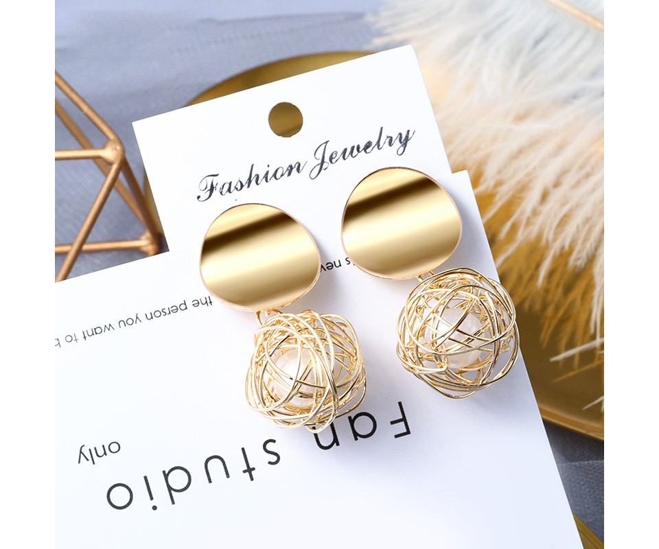 Korean Statement Earrings