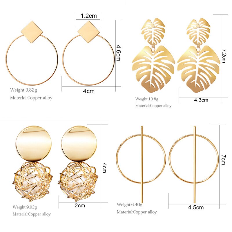 Korean Statement Earrings