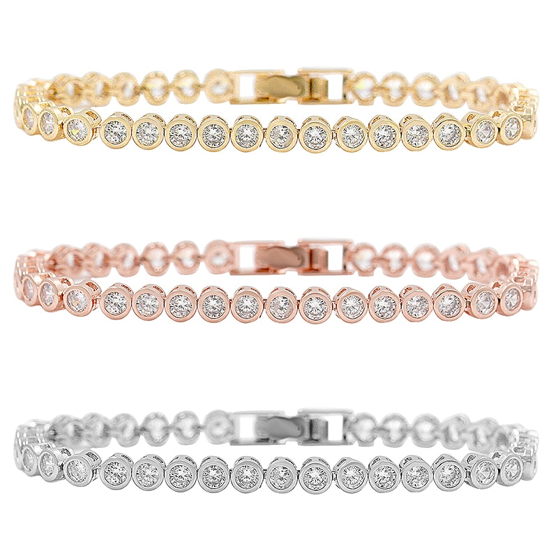 Sparkling Zirconia Crystal Bracelets Sparkling Zirconia Crystal Bracelets