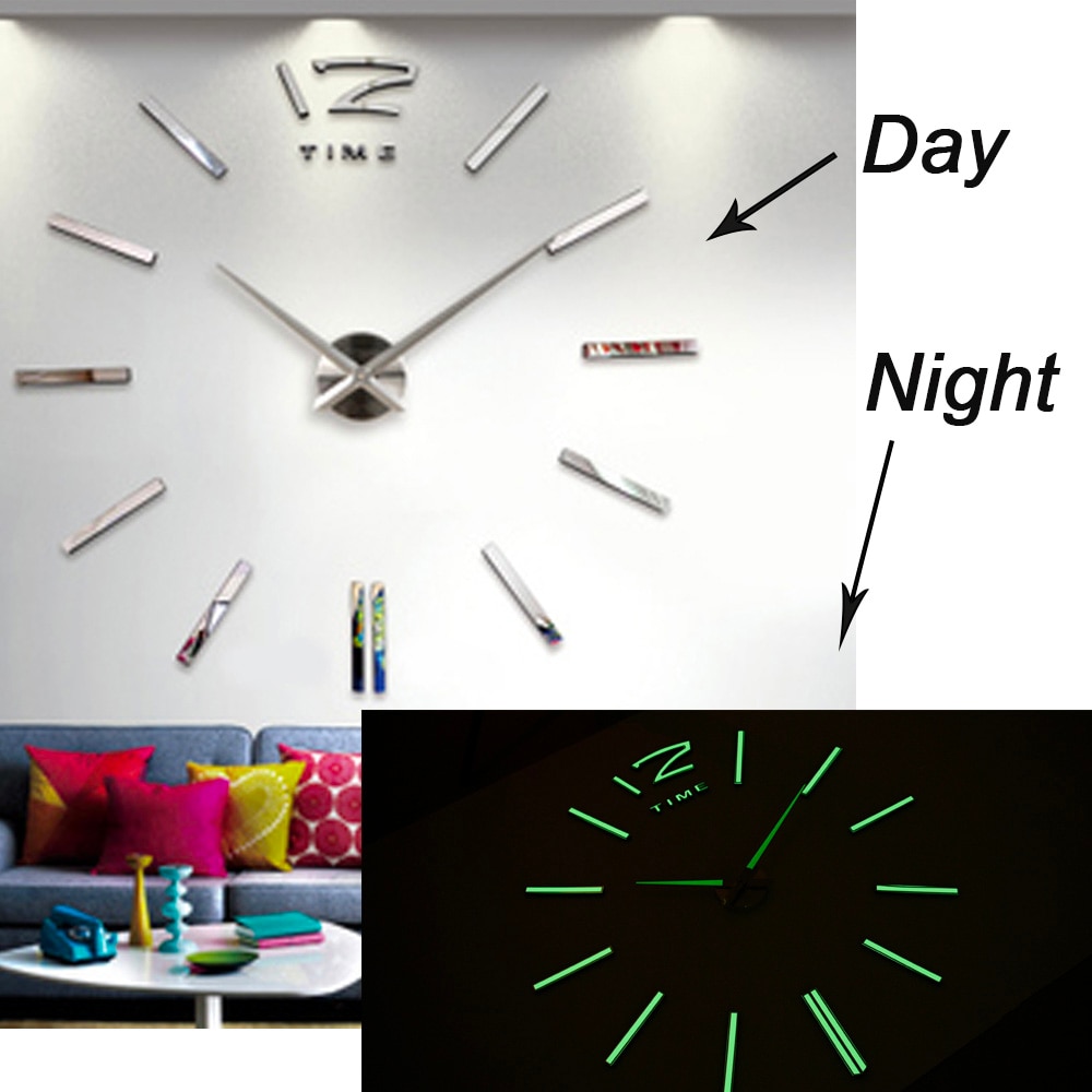 Luminous Large Wall Clock DIY Luminous Large Wall Clock DIY