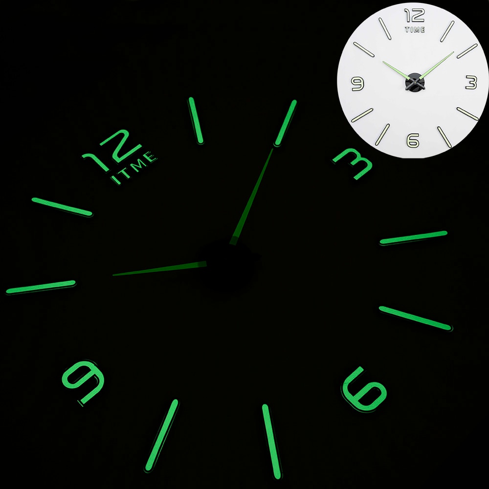 Luminous Large Wall Clock DIY Luminous Large Wall Clock DIY