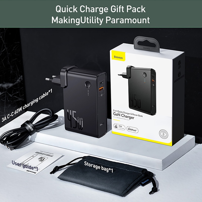 Fast Charging 2 in 1 Power Bank Fast Charging 2 in 1 Power Bank