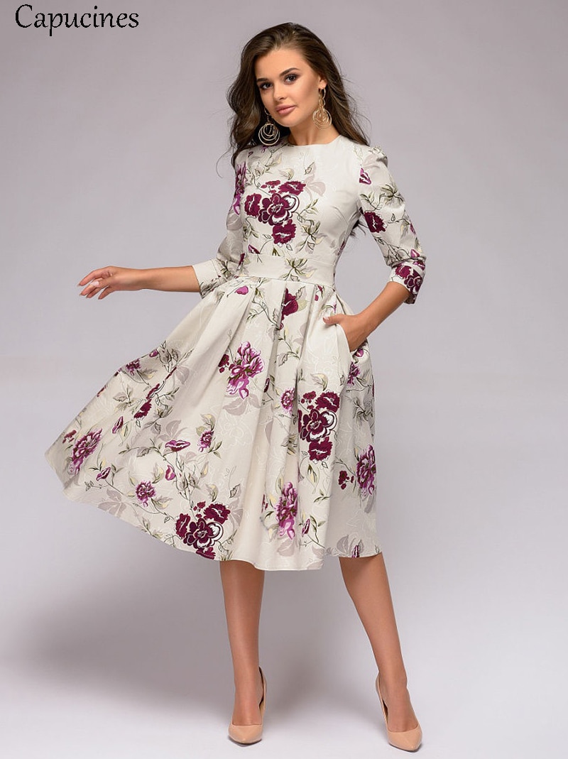 A-line Printed Dresses A-line Printed Dresses