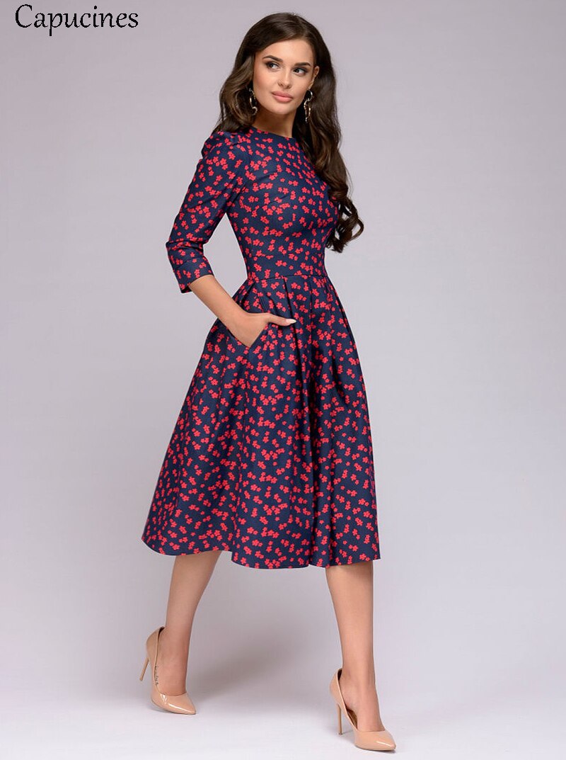 A-line Printed Dresses A-line Printed Dresses