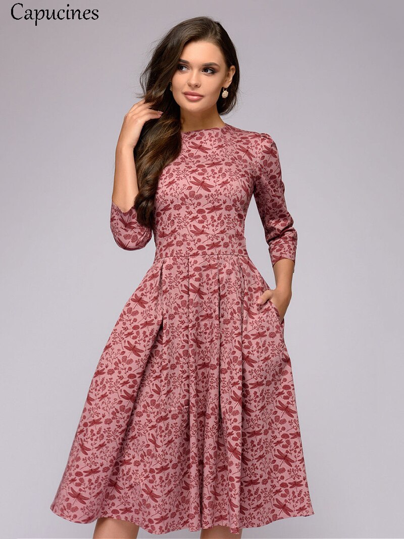 A-line Printed Dresses A-line Printed Dresses