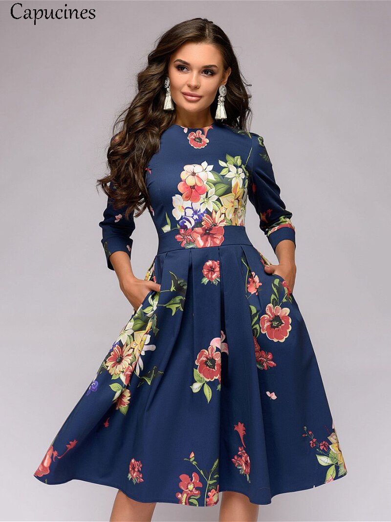 A-line Printed Dresses A-line Printed Dresses