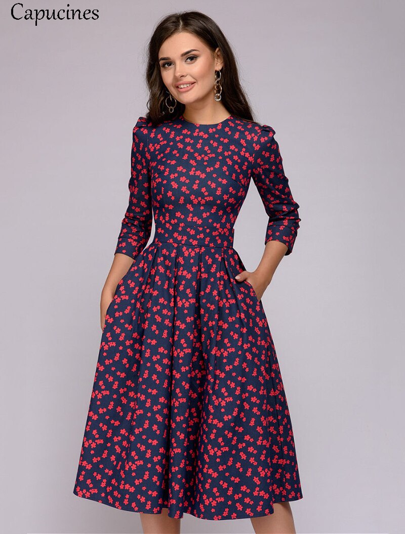 A-line Printed Dresses A-line Printed Dresses