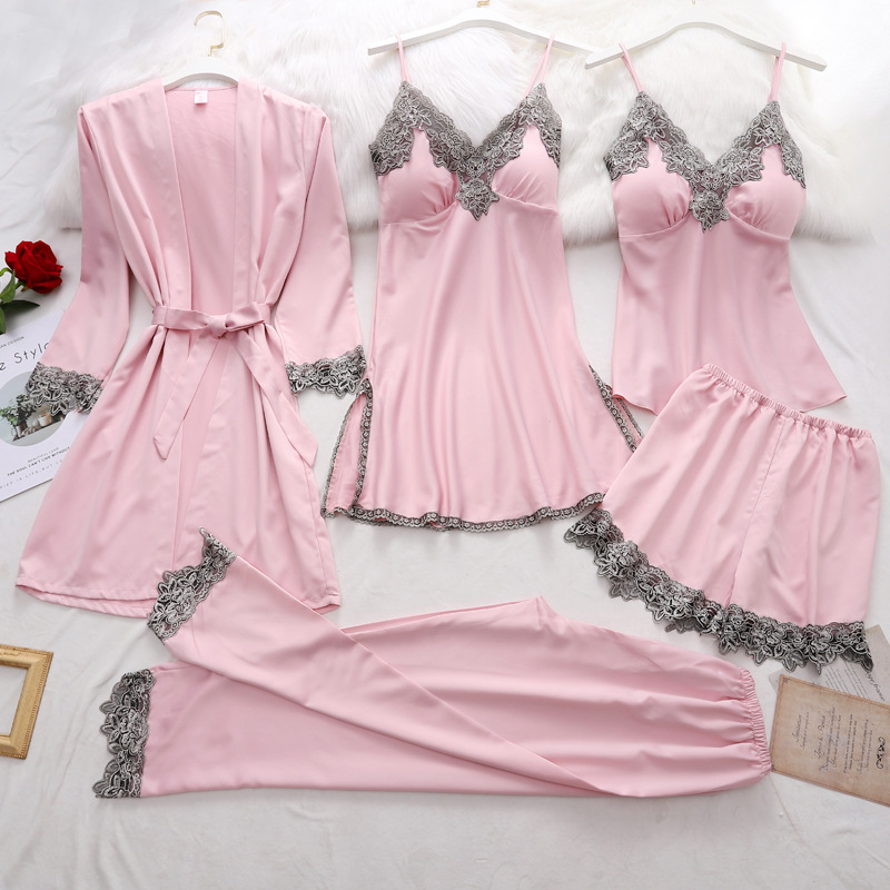Lace Satin Pajamas Lace Satin Pajamas