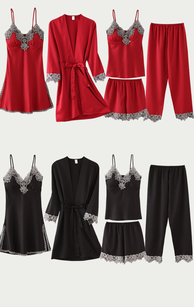 Lace Satin Pajamas Lace Satin Pajamas