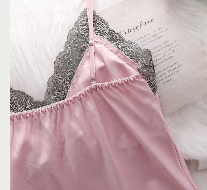 Lace Satin Pajamas Lace Satin Pajamas