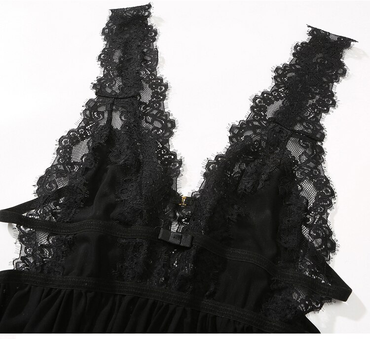 V-Neck Sexy Nightdress V-Neck Sexy Nightdress