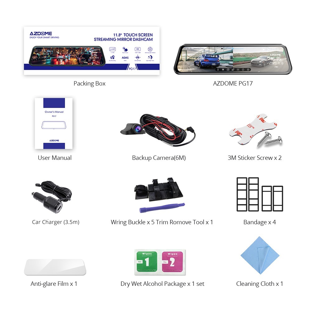 Front and Rear Dual Dash Camera for Cars Front and Rear Dual Dash Camera for Cars