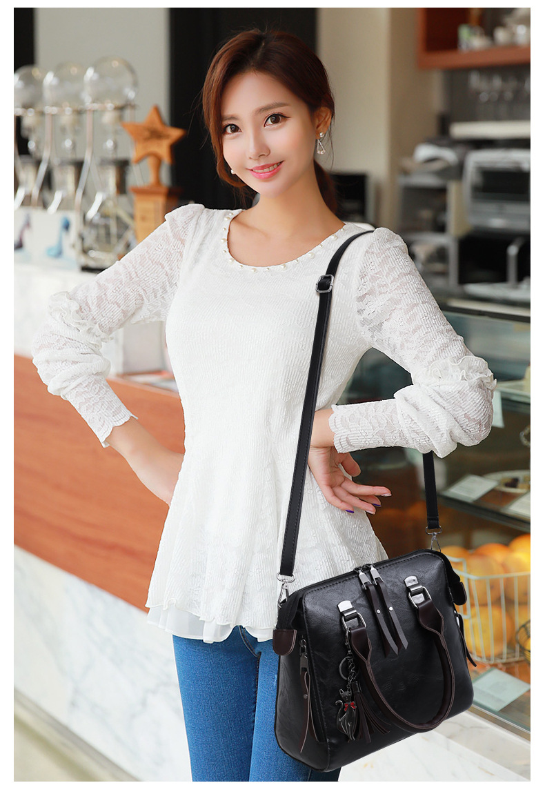 Leather4pcs/Set Handbag