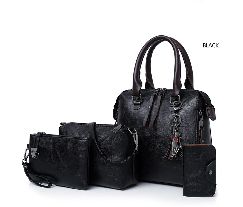 Leather4pcs/Set Handbag