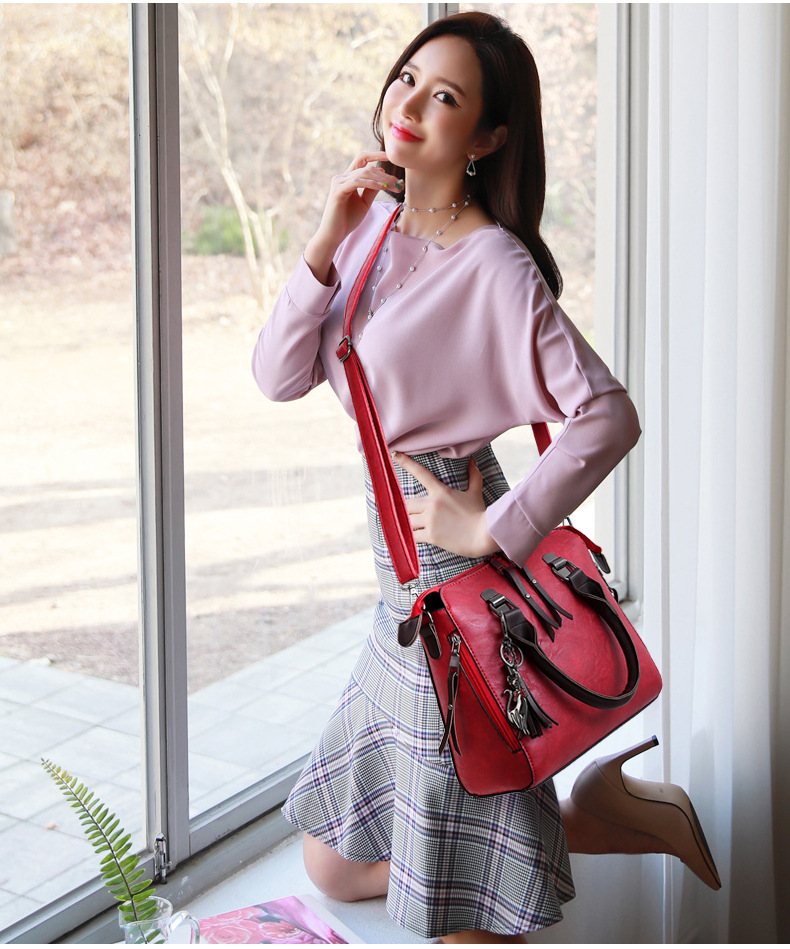 Leather4pcs/Set Handbag