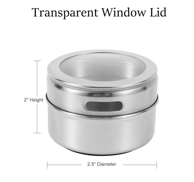 Magnetic Spice Jars Magnetic Spice Jars