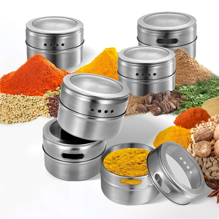 Magnetic Spice Jars Magnetic Spice Jars
