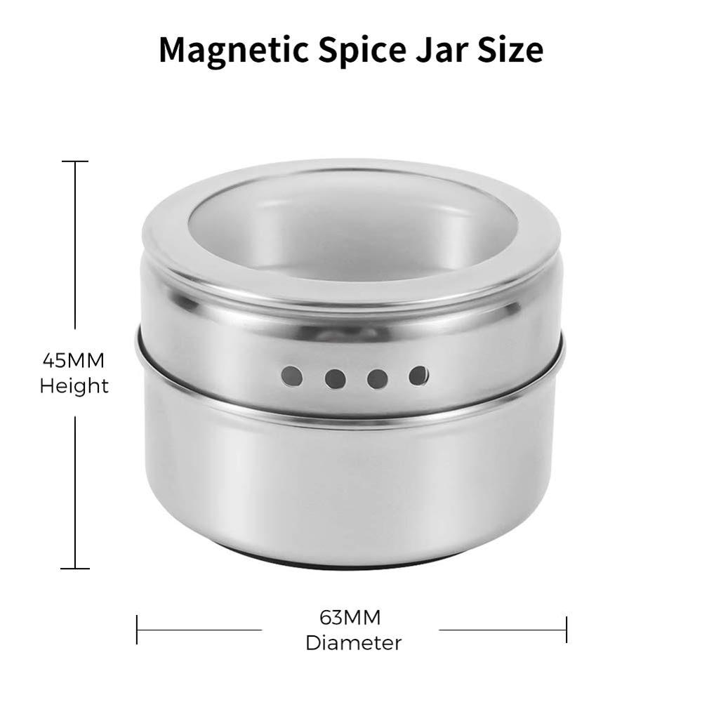 Magnetic Spice Jars Magnetic Spice Jars
