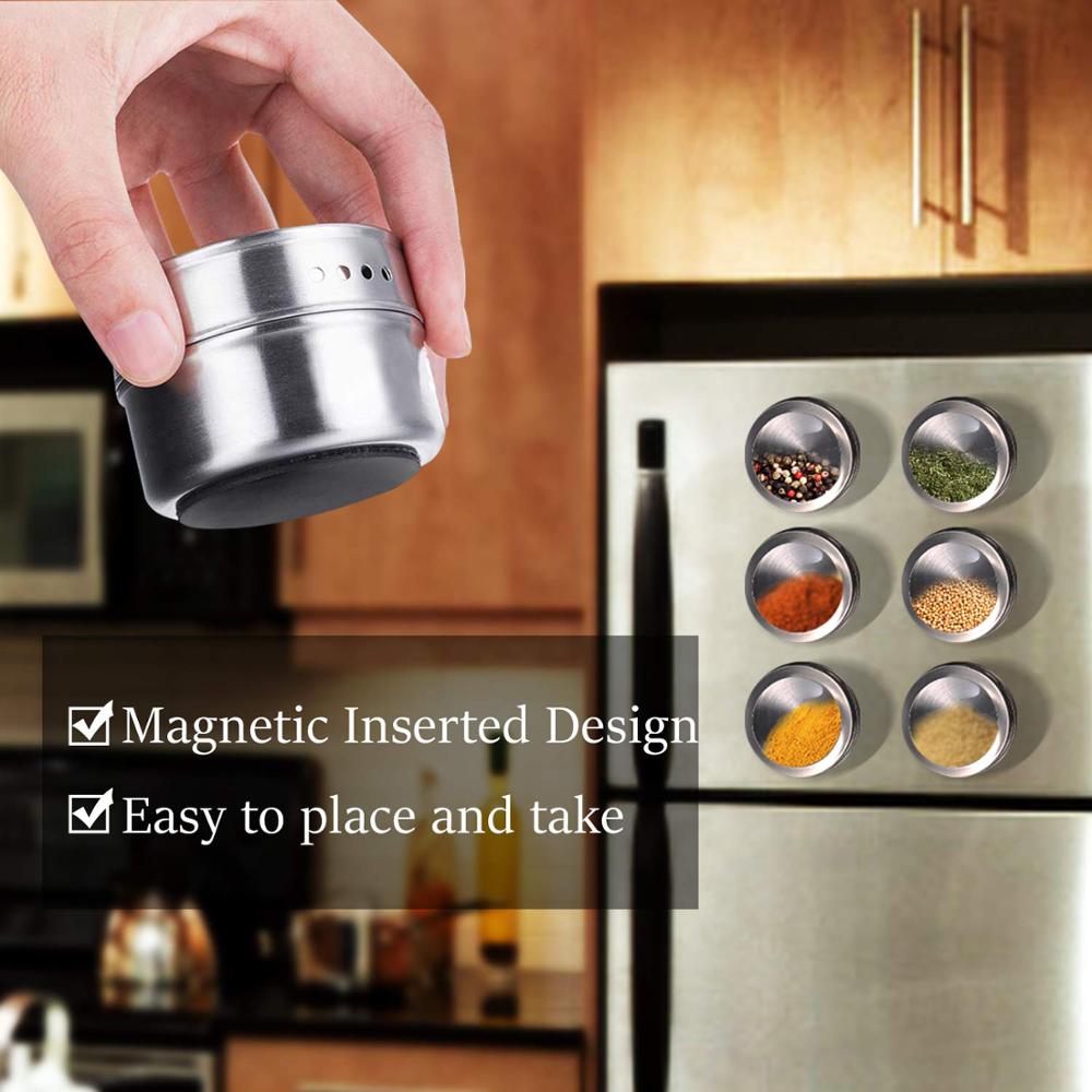 Magnetic Spice Jars Magnetic Spice Jars