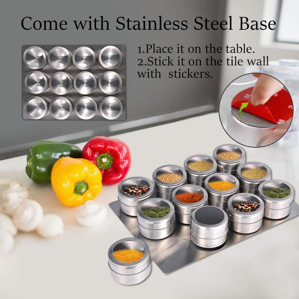 Magnetic Spice Jars Magnetic Spice Jars