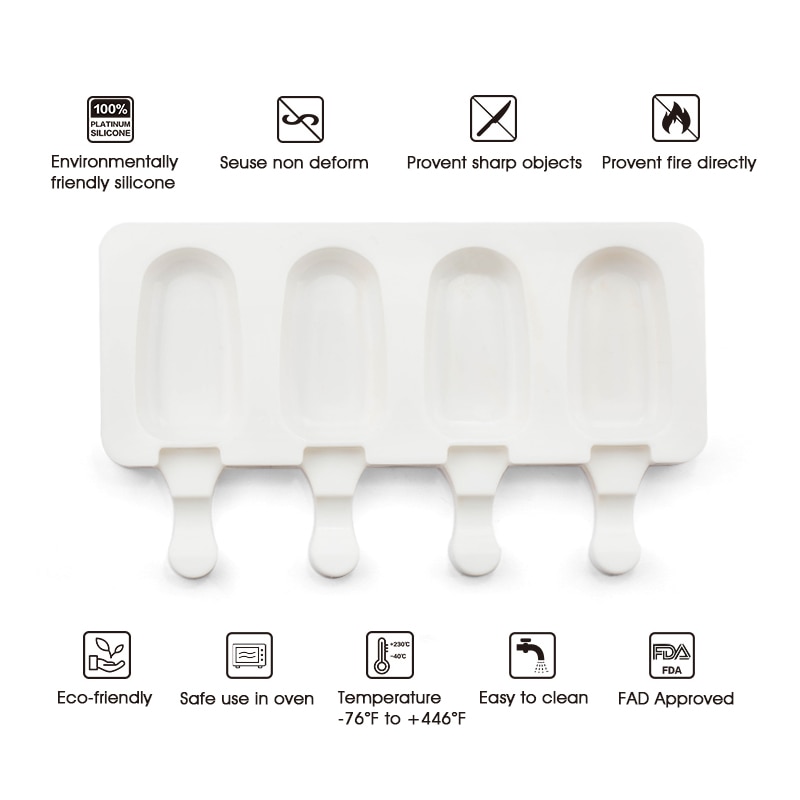 Silicone Popsicle Mold Silicone Popsicle Mold