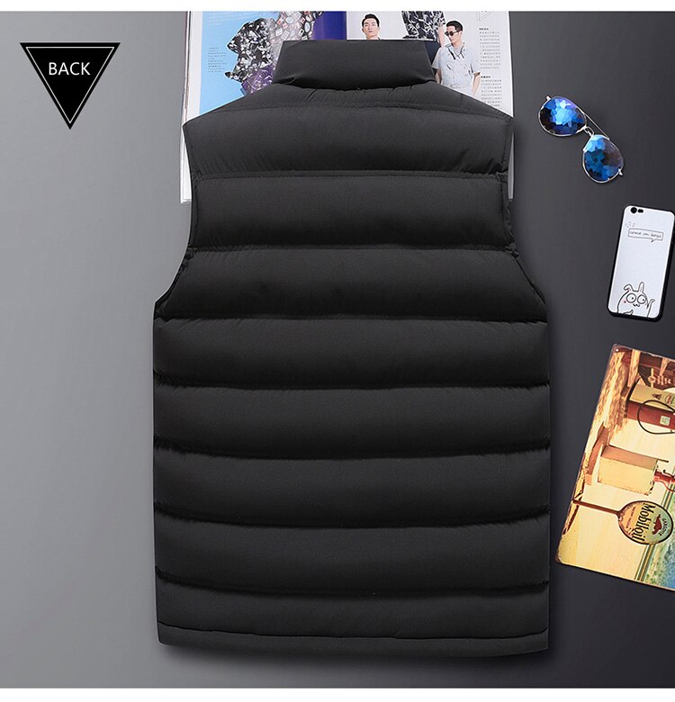 Warm Sleeveless Jacket Male