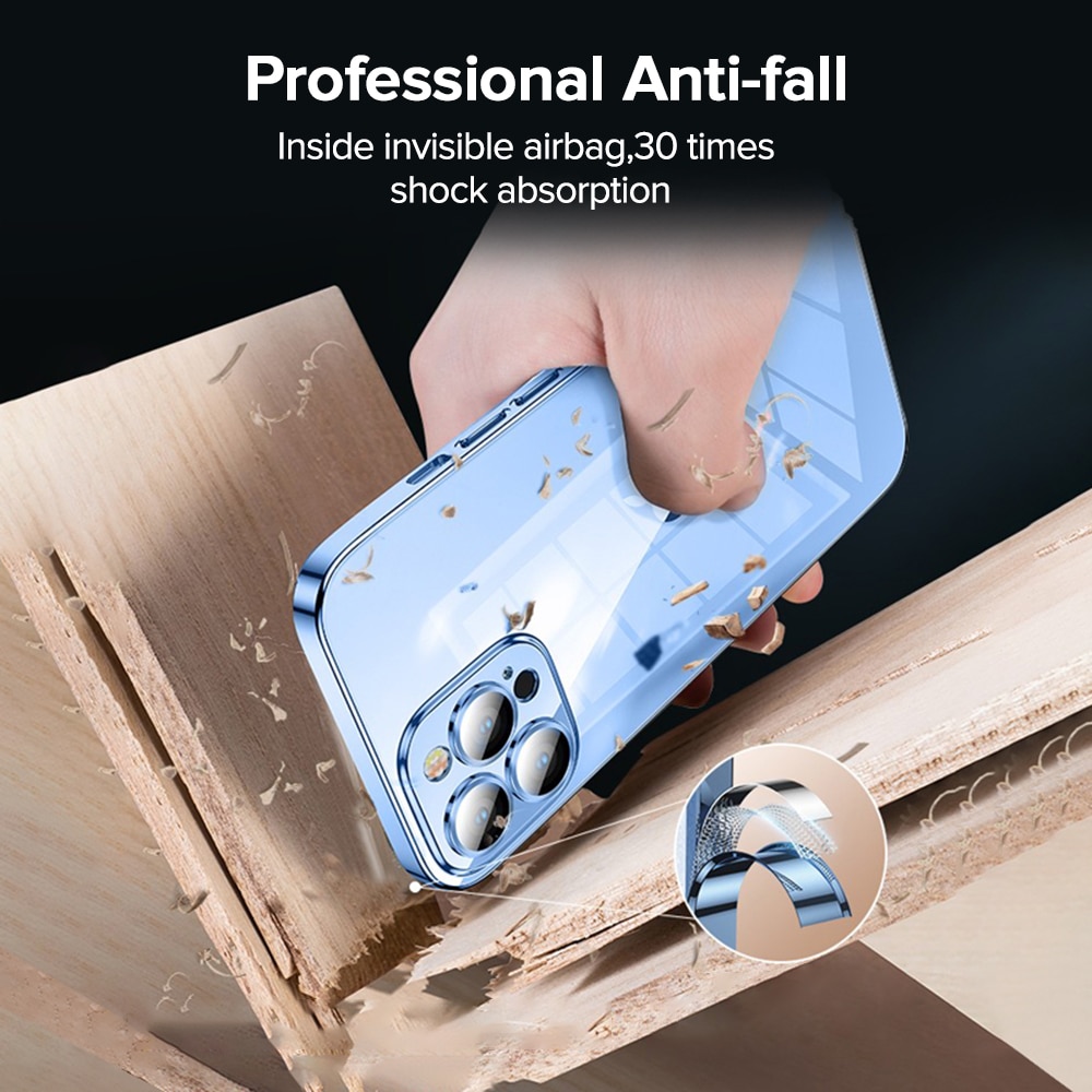 Plating Case For iPhone 13 12 Pro Max /Full Lens Cover and Shockproof Plating Case For iPhone 13 12 Pro Max /Full Lens Cover and Shockproof