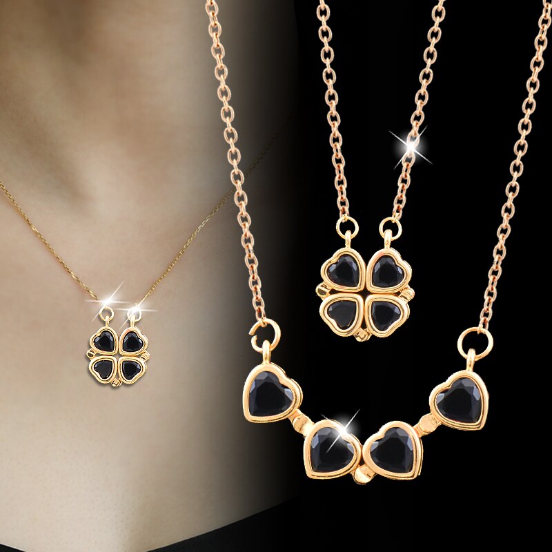 Crystal heart flower pendant Crystal heart flower pendant