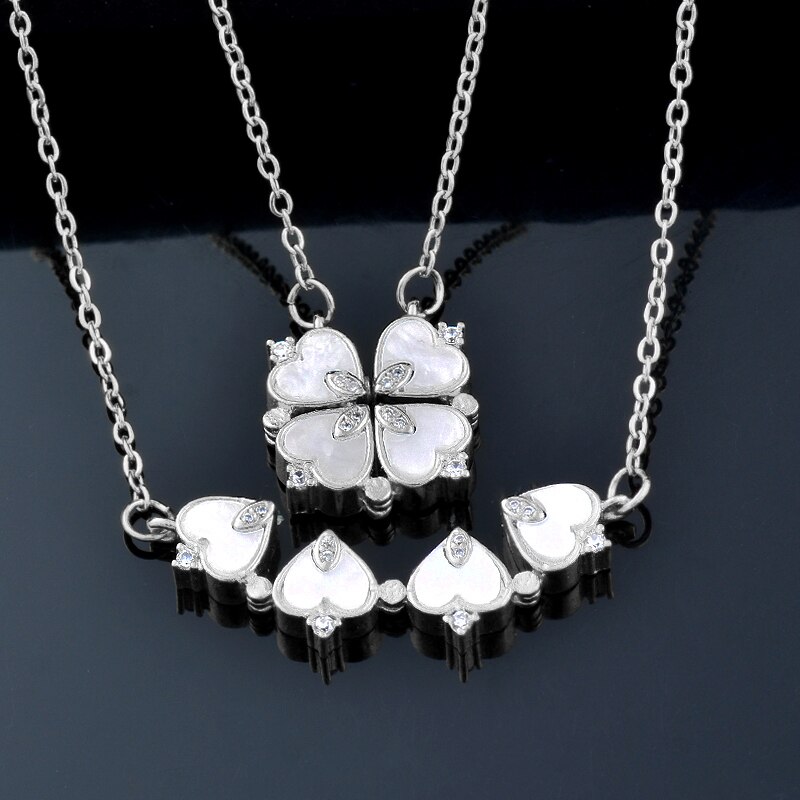 Crystal heart flower pendant Crystal heart flower pendant