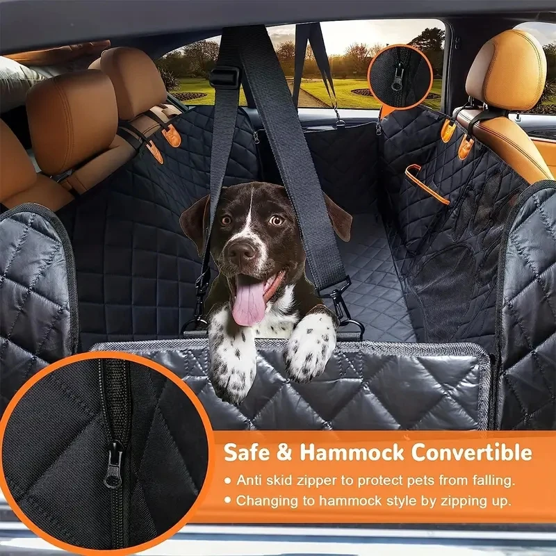 Universal Pet Seat Cover for Car Rear Seat, 100% Waterproof Universal Pet Seat Cover for Car Rear Seat, 100% Waterproof