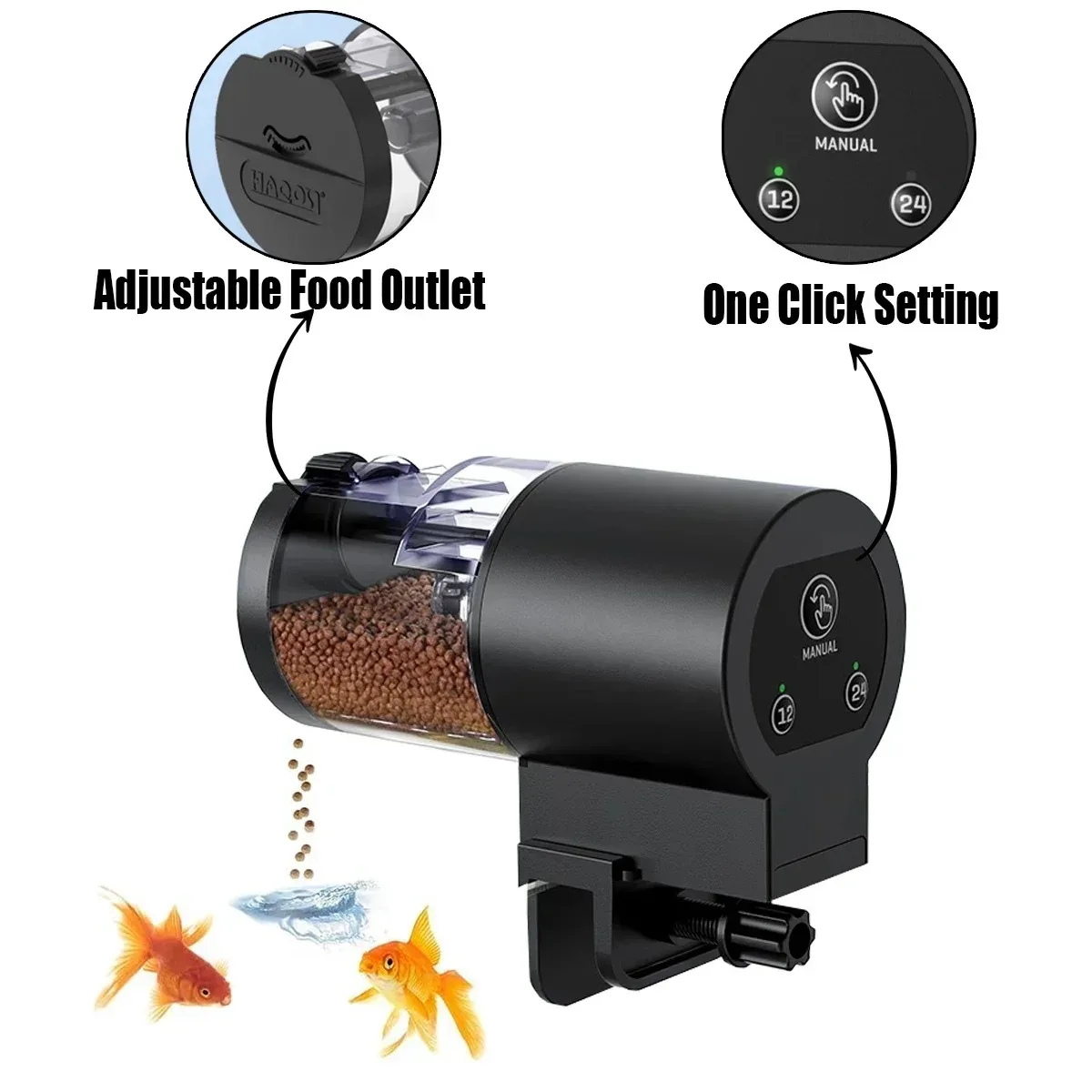 Automatic Fish Feeder 100ML Capacity