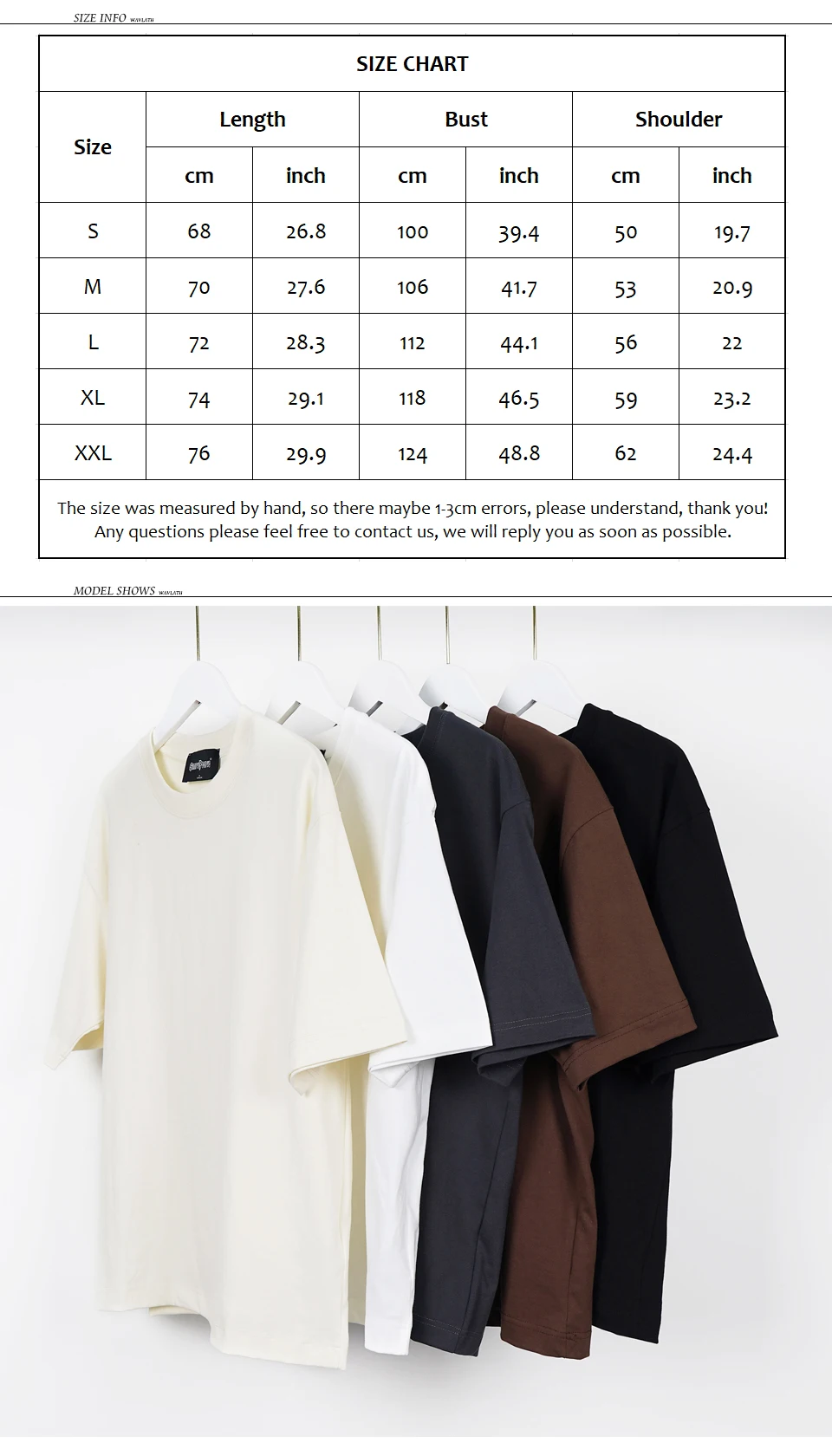 Oversized Summer T Shirts