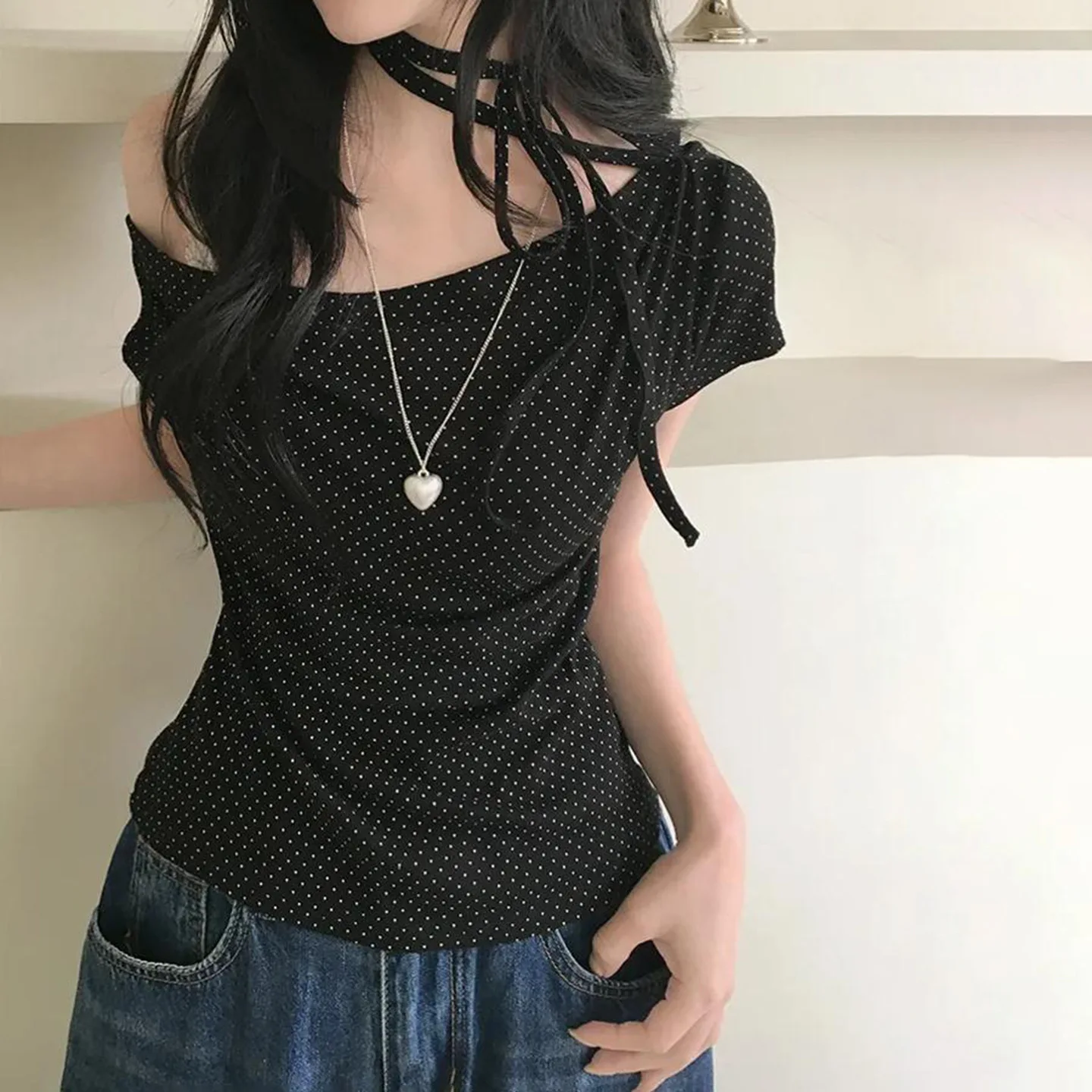 Sweet Polka Dot Prints T-Shirts