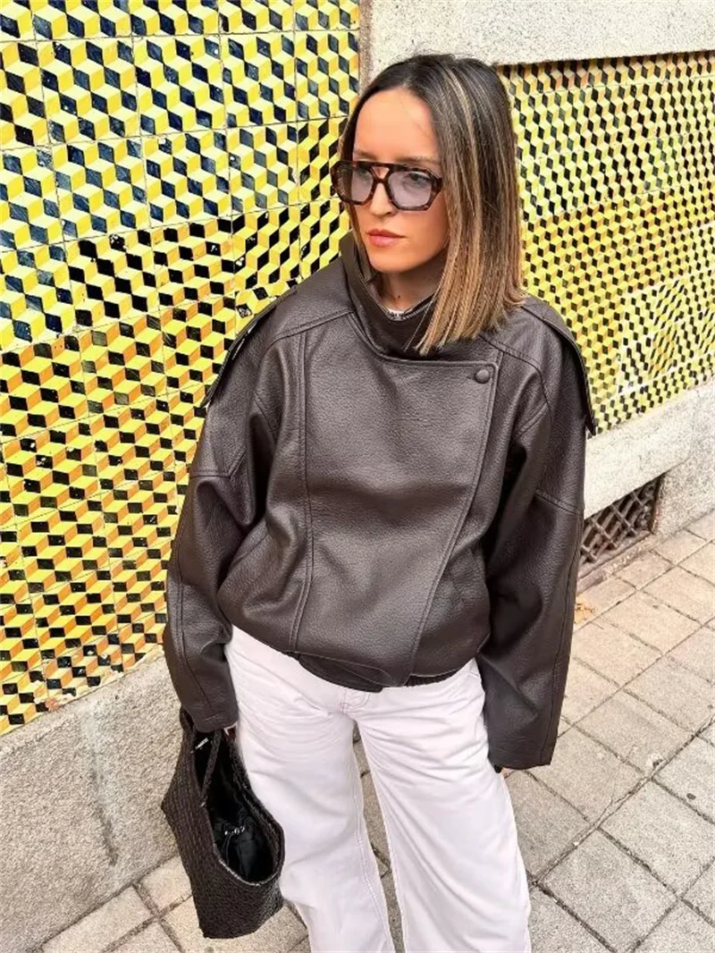Faux Leather Jacket Faux Leather Jacket