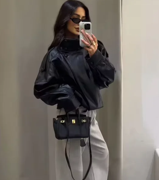 Faux Leather Jacket Faux Leather Jacket