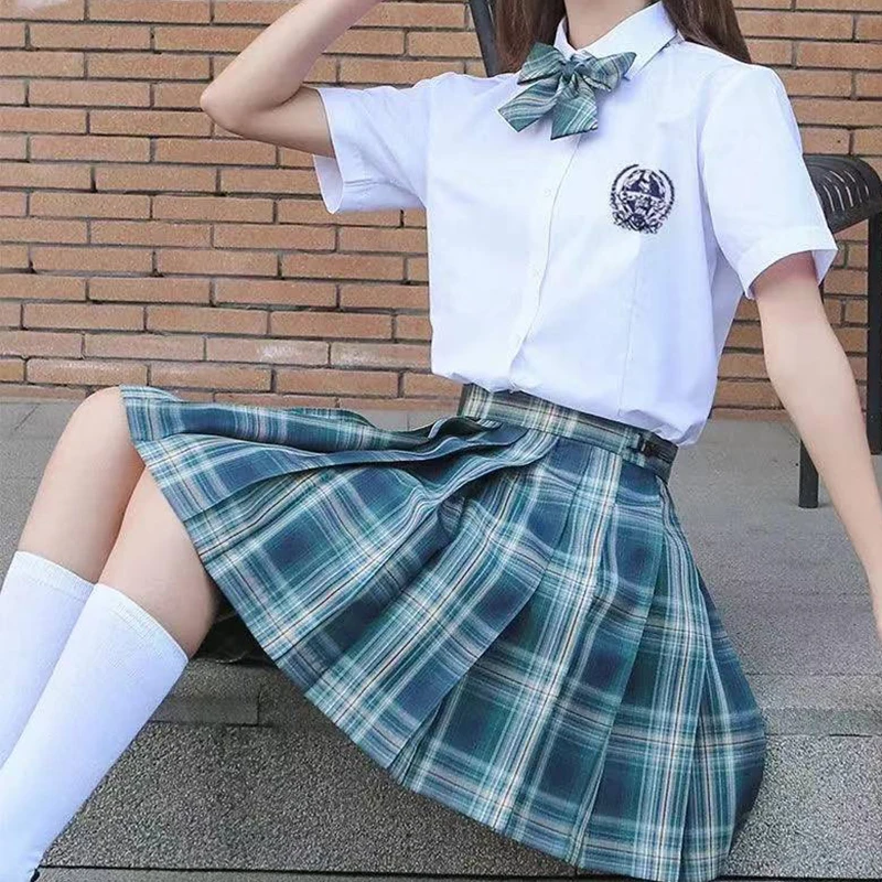 ZOKI Plaid Women Pleated Skirt Bow Knot Summer High Waist Preppy Girls Dance Mini Skirt Cute A Line Harajuku Sexy Japan Faldas