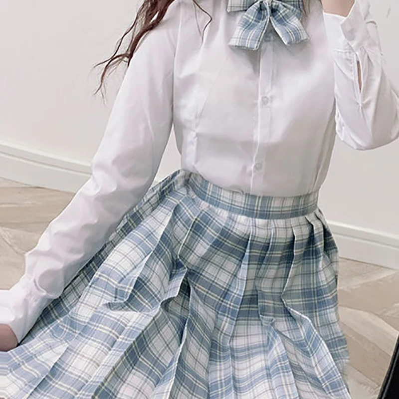 ZOKI Plaid Women Pleated Skirt Bow Knot Summer High Waist Preppy Girls Dance Mini Skirt Cute A Line Harajuku Sexy Japan Faldas