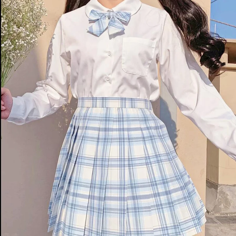 ZOKI Plaid Women Pleated Skirt Bow Knot Summer High Waist Preppy Girls Dance Mini Skirt Cute A Line Harajuku Sexy Japan Faldas
