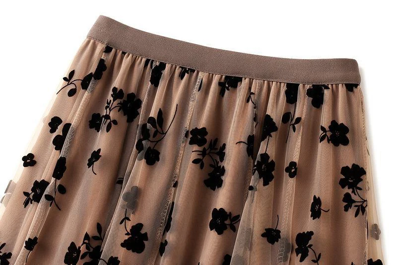 Floral Women Tulle Skirts