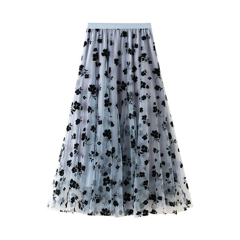 Floral Women Tulle Skirts