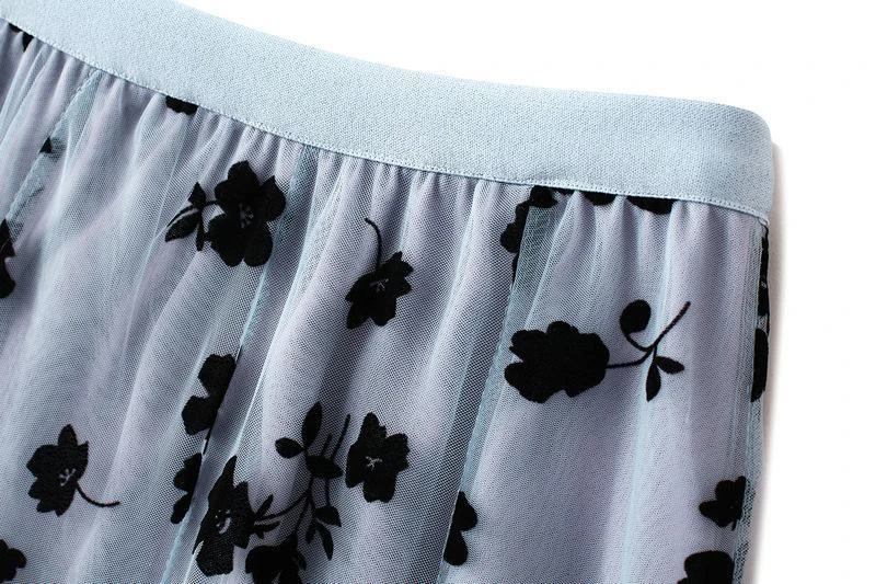Floral Women Tulle Skirts